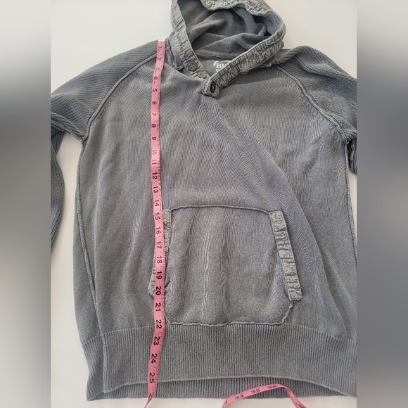 Men’s BKE Hoodie good lightly distressed XL cozy good condition - Picture 9 of 11